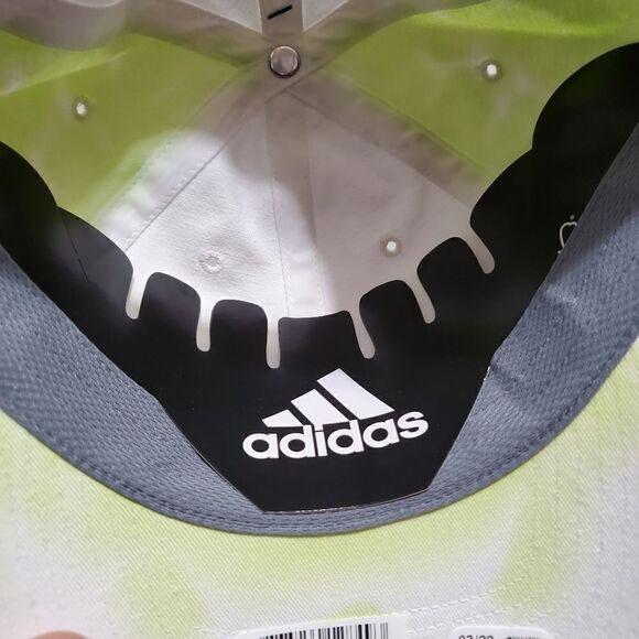 Adidas Womens Lime Green Wash Cap Strapback Hat Adjustable OSFA #5154142 NWT - Picture 9 of 10